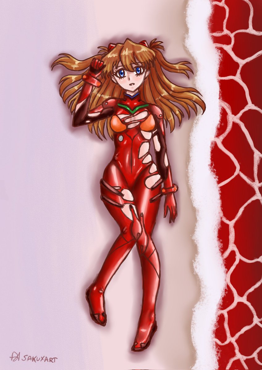 sakuxart's tweet photo. Between Self and Sea

#asuka #evangelion #fanart https://t.co/20CNOsHtCX