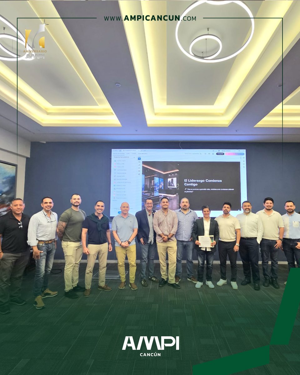 🏆 Hoy el Comité de Liderazgo y Vida Plena de AMPI Cancún demostró que el mejor líder empieza por trabajarse a sí mismo. 

Capacitación "El Liderazgo Empieza Contigo" — misión cumplida. 💪