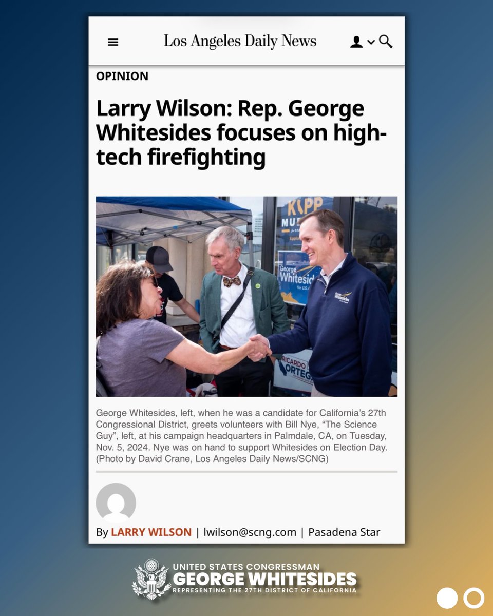Rep. George Whitesides tweet media