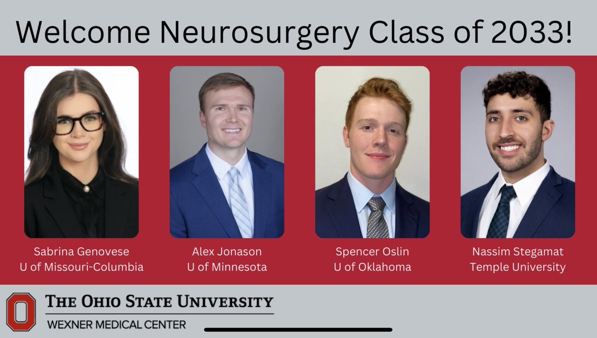 Ohio State Neurosurgery Residency tweet media