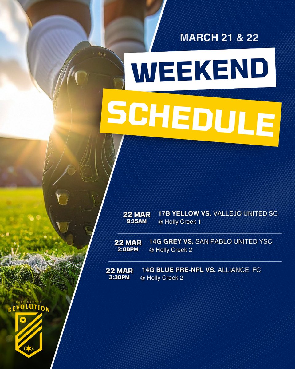 East County Revolution Football Club tweet media