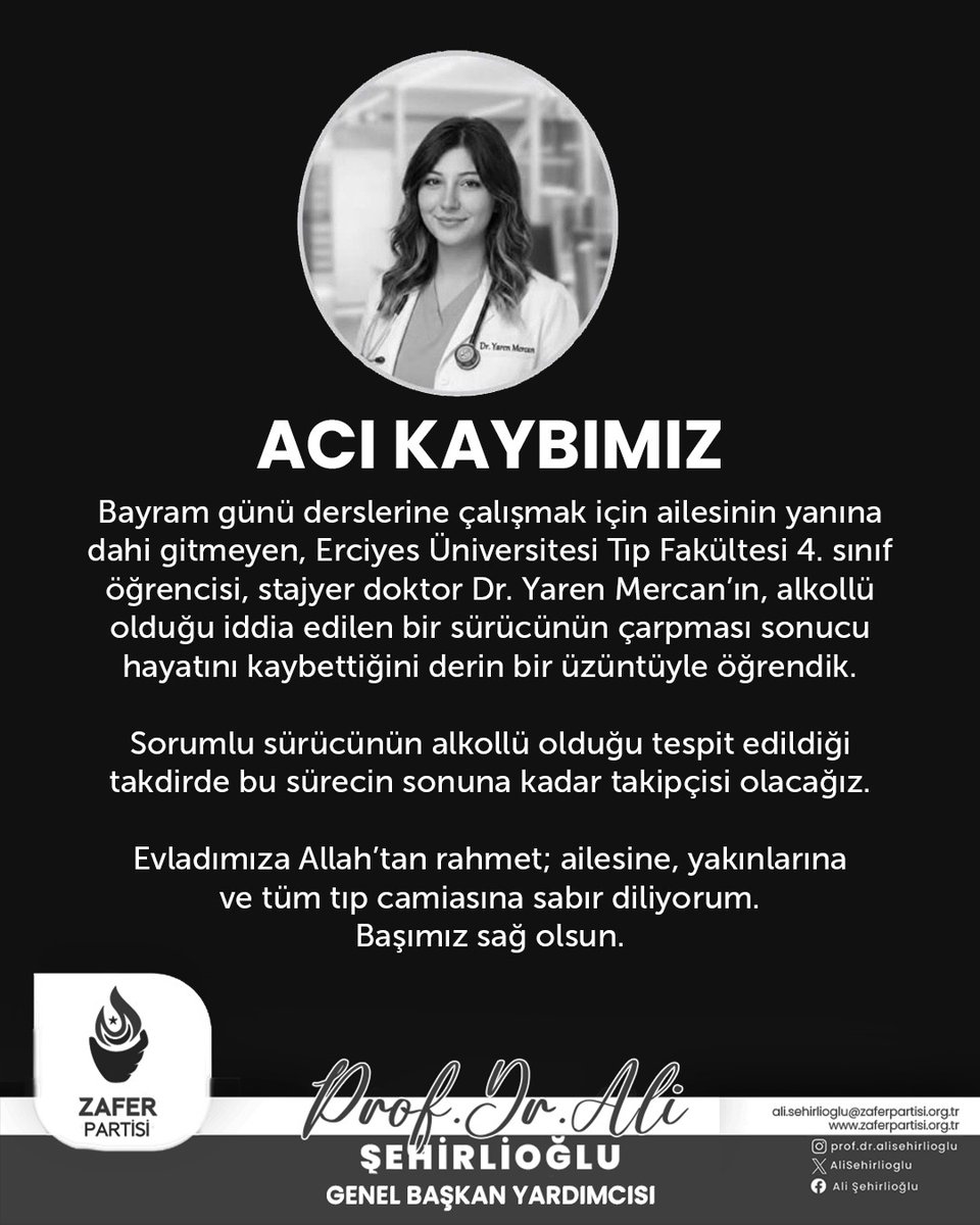 Prof.Dr. Ali Şehirlioğlu tweet media