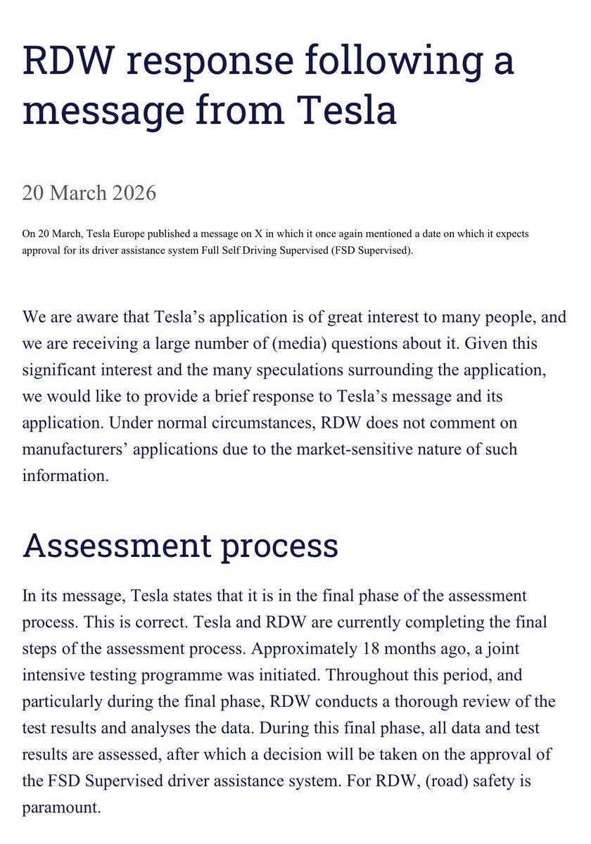 The Tesla Newswire tweet media