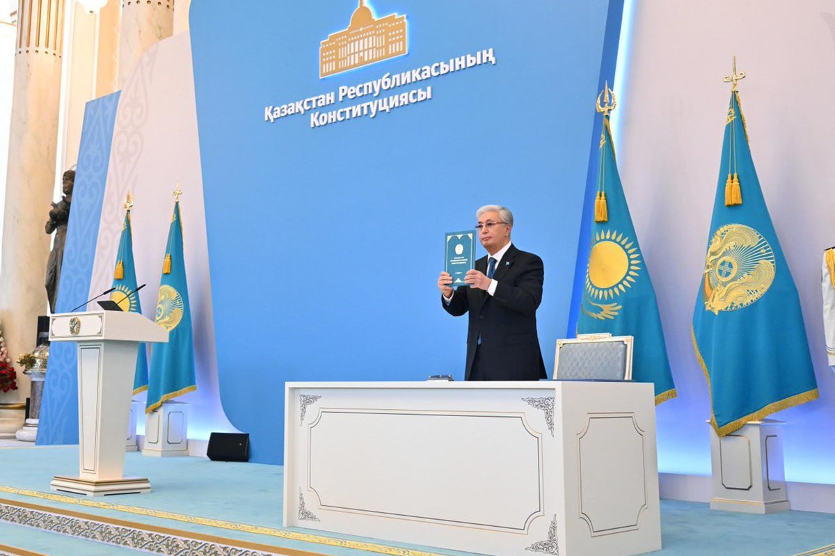 IlkhaAgency's tweet image. Kazakhstan adopts new constitution following referendum #Kazakstan 
ilkha.com/english/world/…