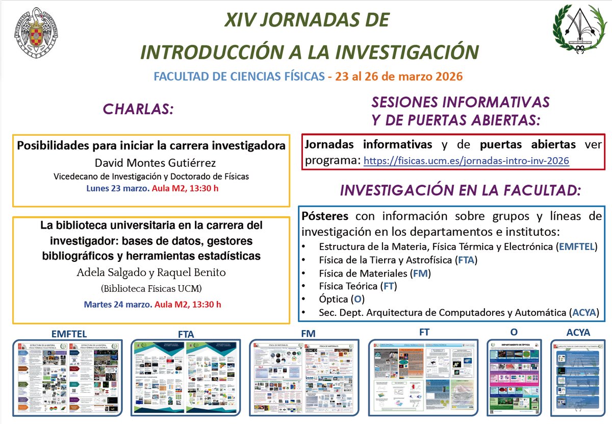 Facultad Físicas UCM tweet media