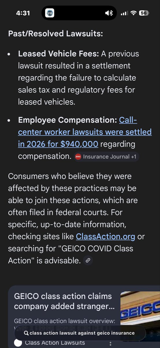 ProphecyIMInc's tweet photo. @GEICO @TheGEICOGecko there will be another class action lawsuit against you… mark my words… another unsatisfied customer that will bring the boycott into full effect.  Effective now.  Share.  All customers give your real testimony so we can put them out of business!!! https://t.co/g9IstpoGIe