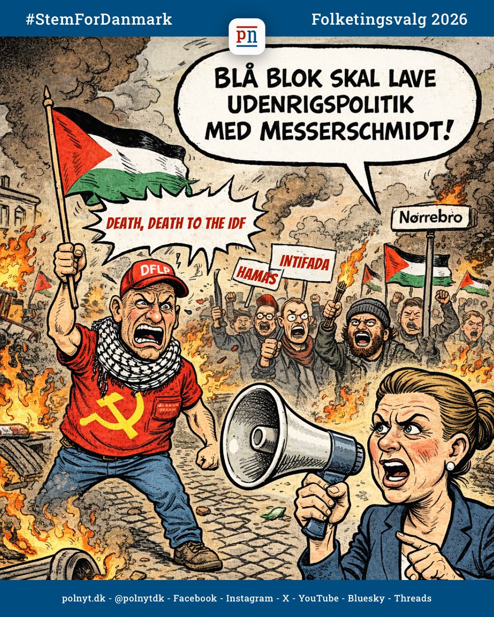 Godmorgen, folkens! Mette Frederiksen sagde fredag aften, at hun er bekymret over, at blå blok skal lave udenrigspolitik med Morten Messerschmidt.

Mette Frederiksen vil basere en knaldrød regering på Pelle Dragsteds og Enhedslistens mandater.

Mette Frederiksen er klar til at