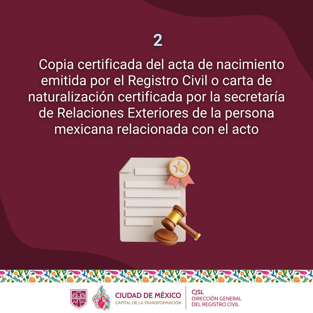 Registro Civil de la Ciudad de México tweet media