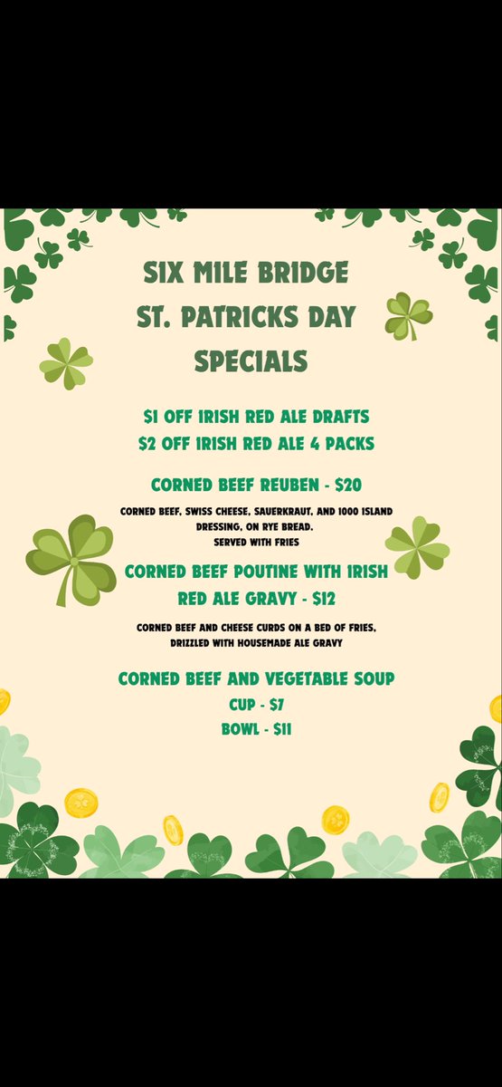 Six Mile Bridge Beer tweet media