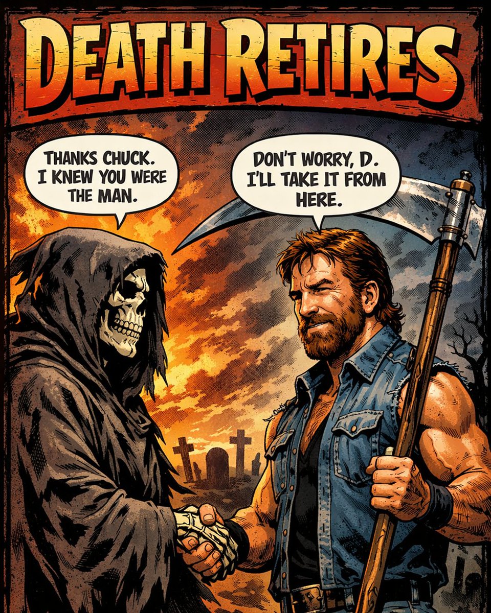 cutterbl's tweet photo. R.I.P. Chuck... https://t.co/EukyQcZlXP