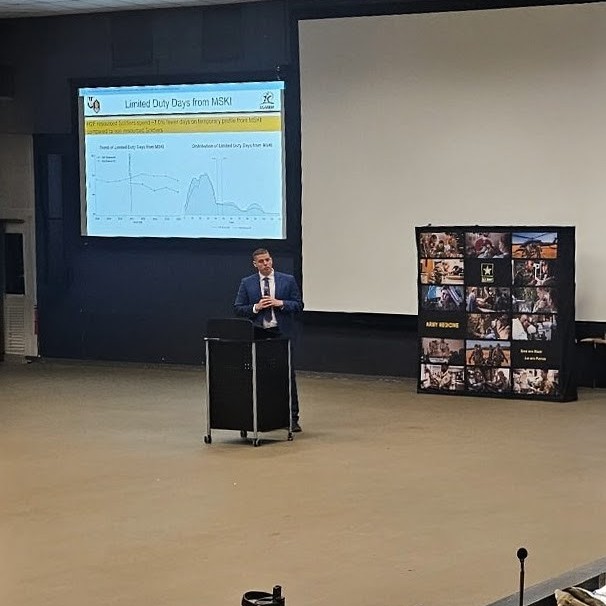 Had the honor of presenting research and data on the impact of the Army's Holistic Health and Fitness System (H2F) at the 2026 US Army Medical Department (AMEDD) Iron Majors Week at Ft. Sam Houston in San Antonio.

Presented to future Army medical leaders on how H2F is being
