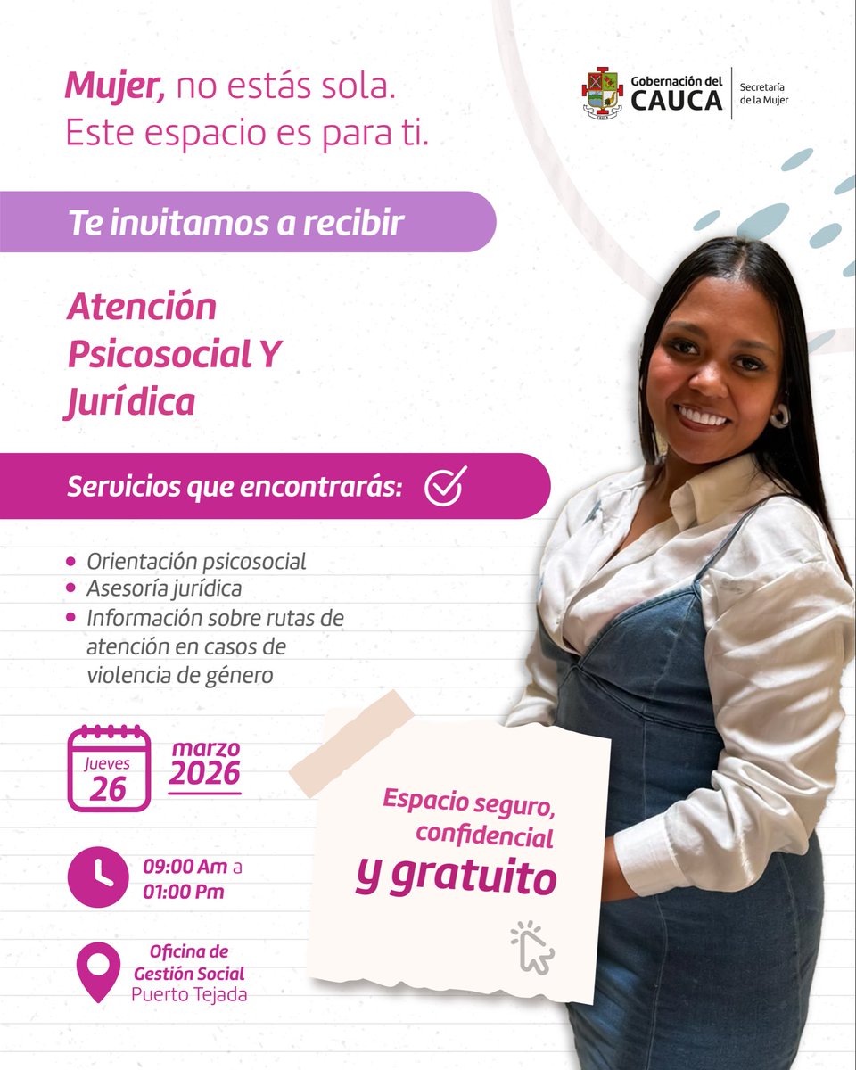 Sec Mujer Cauca tweet media