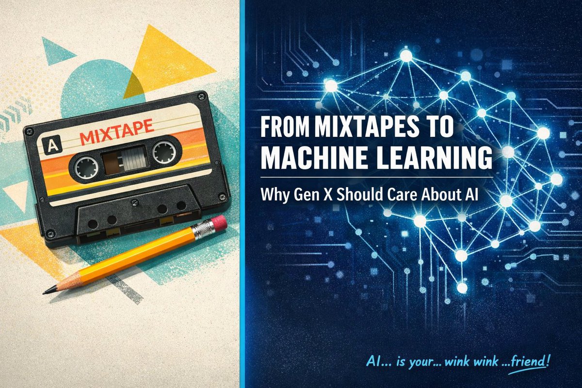davshustr's tweet photo. Why Gen X Should Care About AI (Even If We Still Miss Mixtapes) https://t.co/hNzfNQJl8Q  
#AI #chatbot #Claude #artificialintelligence #ChatGPT #LLMs #GenerationX  #MachineLanguage https://t.co/n3k4VybQmu