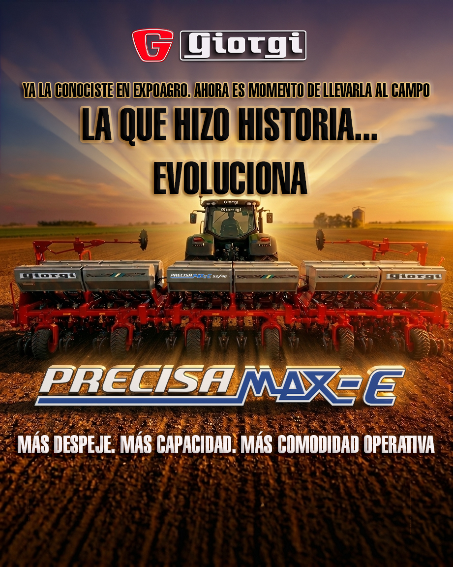 La que hizo historia, evolucionó: la nueva #𝐏𝐫𝐞𝐜𝐢𝐬𝐚 𝐌𝐚𝐱-𝐄 fue diseñada p/ mejorar la operatividad diaria, con amplio despeje, mayor capacidad y eficiencia en cada jornada
Disponible con #financiación. Consultanos: 03464-493512 | +54 9 3464 680433 | ventas@giorgi.com.ar