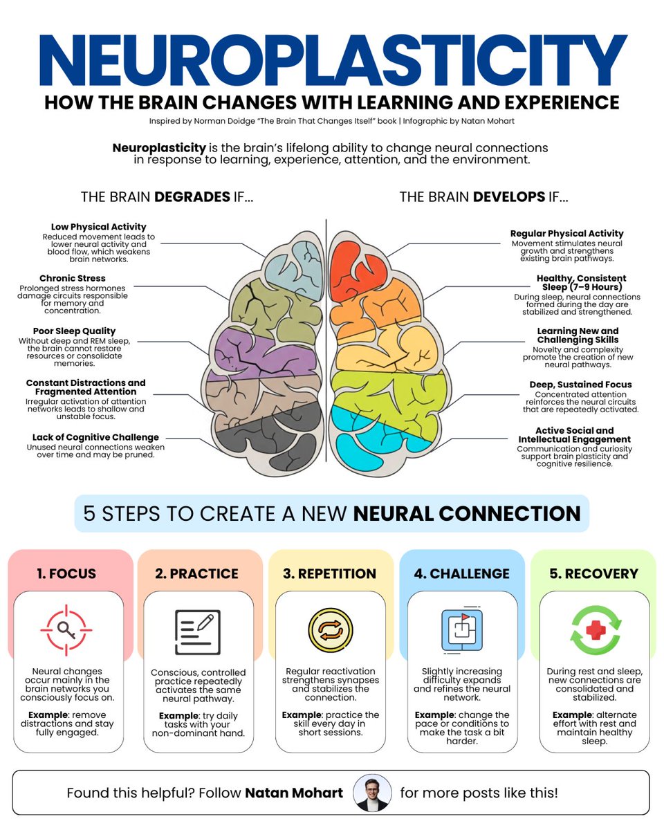 Neuroplasticity:

How the brain change with learning and experience?