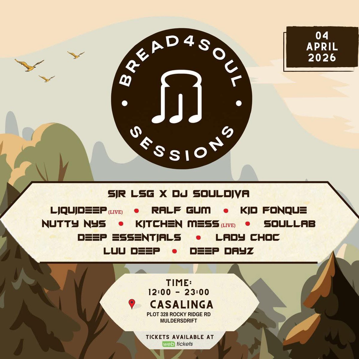 DeepDayz's tweet photo. The forest of Casalinga is the  dancefloor for the day. 💃🏽
Looking forward to creating more memories with you on the 4th of April. ✨ https://t.co/5N4ulORkdA