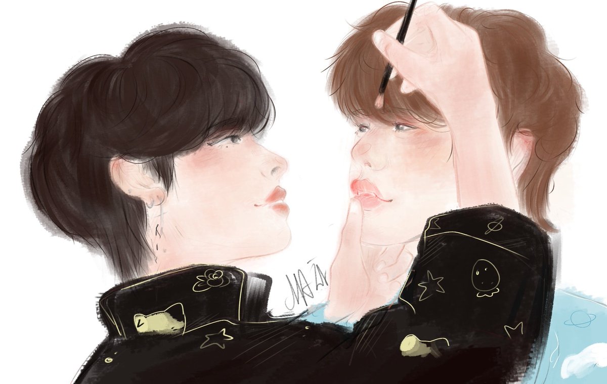 be0minie's tweet photo. bfs midnight activities #gyubrik #귭맄 https://t.co/4HgNXTkEcy