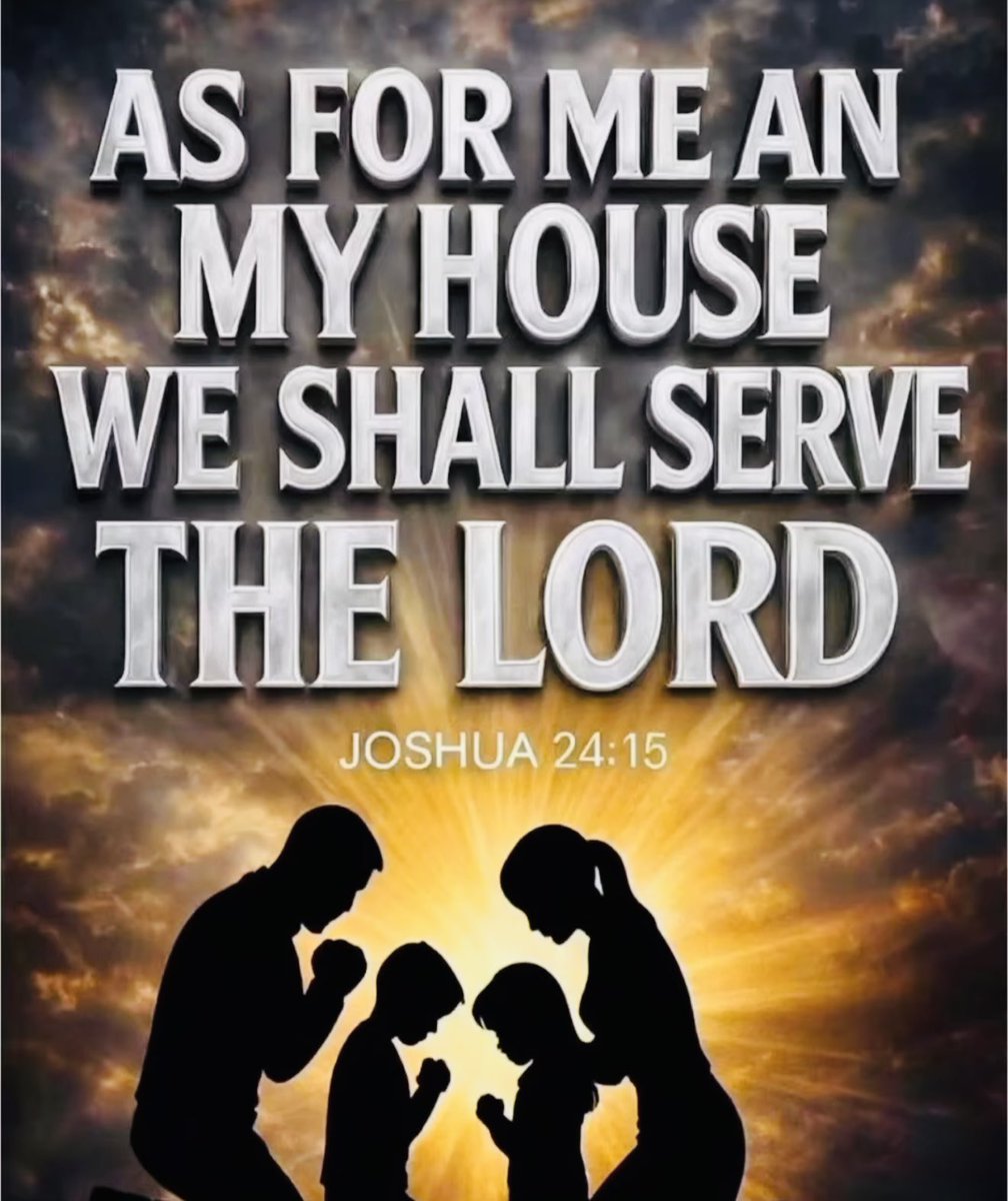 Emmanue37844681's tweet photo. ✝️“And if it seem evil unto you to serve the LORD,choose you this day whom ye will serve;whether the gods which your fathers served that were on the other side of the flood,or the gods of the Amorites, in whose land ye dwell:but as for me and my house,we will serve the LORD.”
Joshua 24:15