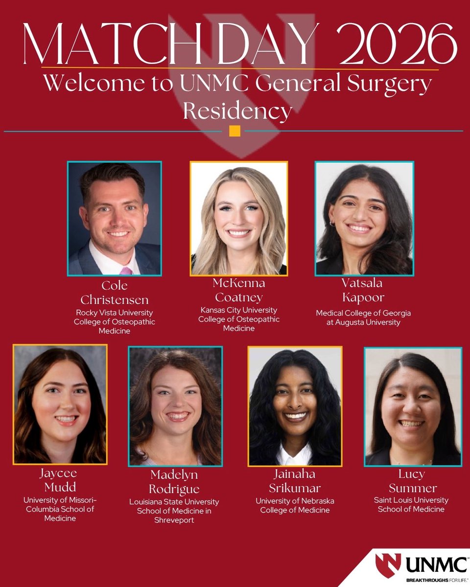 University of Nebraska General Surgery Residency tweet media