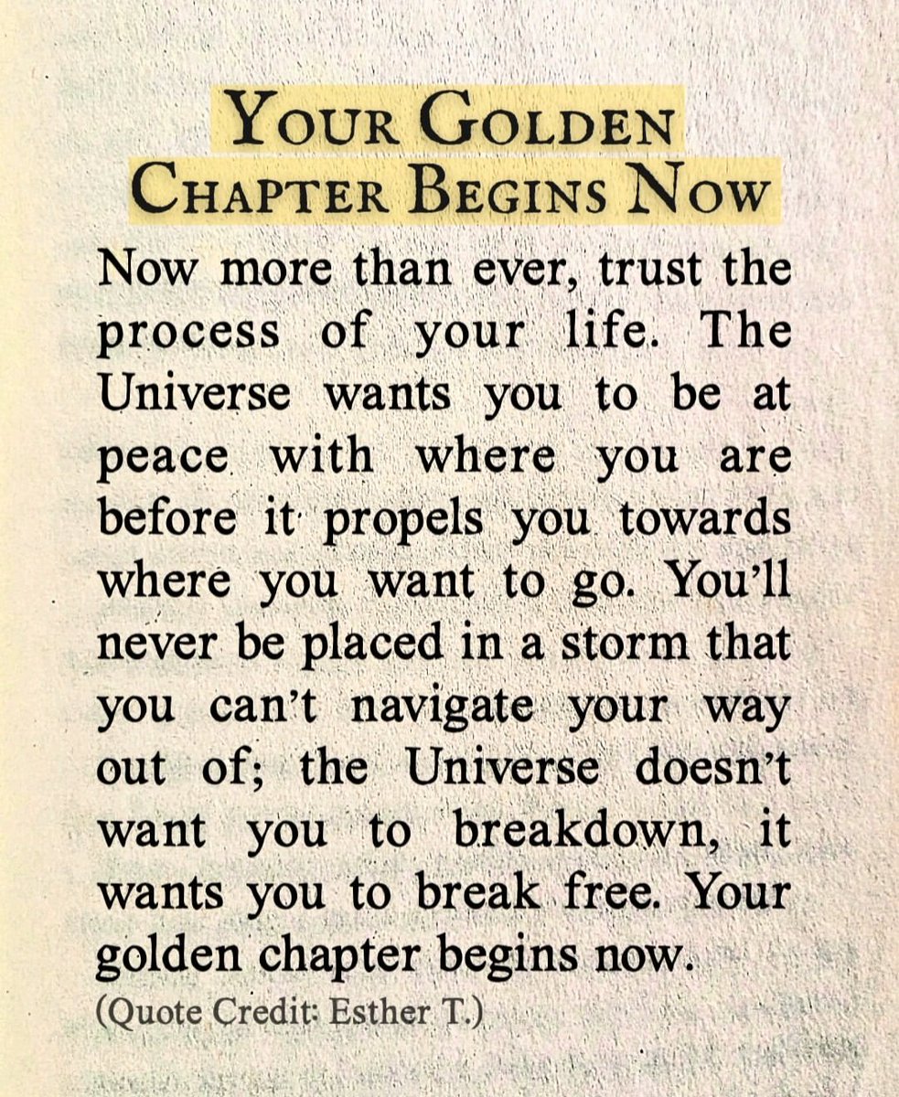 universevibe_'s tweet photo. Your golden chapter begins now... https://t.co/De17EZonsj
