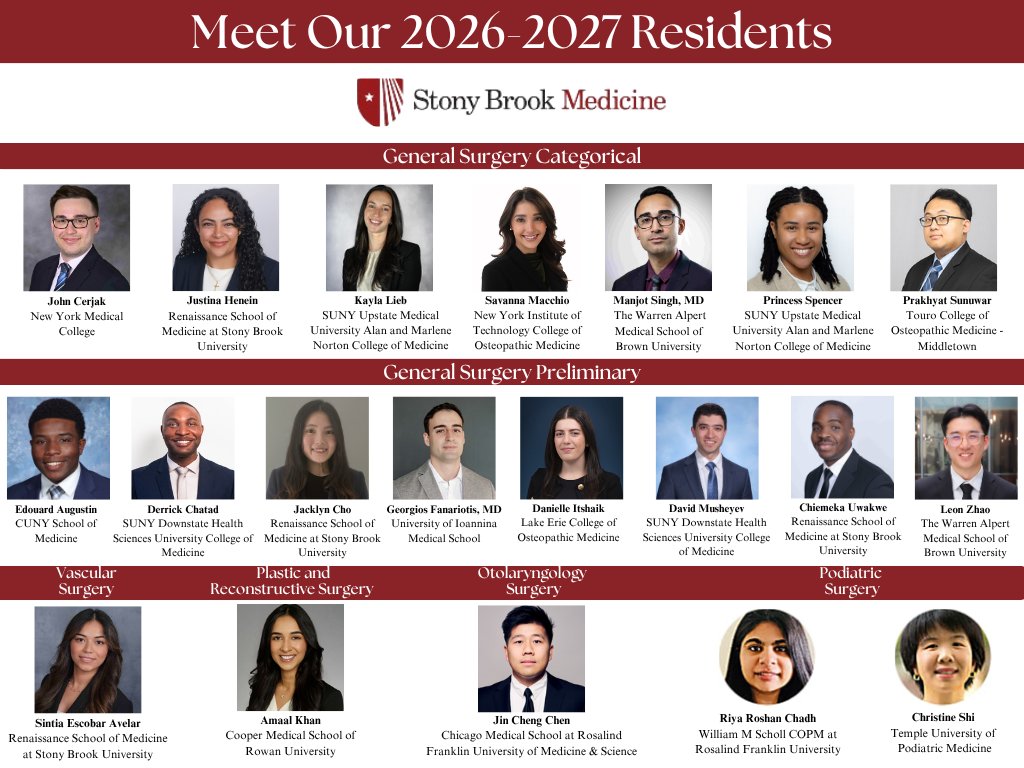 Stony Brook Department of Surgery tweet media