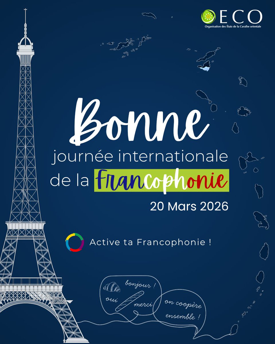 Activer notre #Francophonie, c’est connecter nos îles au monde !🌍✨
Au cœur de l'#OECO, c'est un levier pour l'intégration et la réussite :
🤝 Proximité : Guadeloupe, Martinique, St-Martin
✈️Mobilité : Partenariat académique avec le Maroc 🇲🇦
💼 Compétitivité : Citoyens bilingues