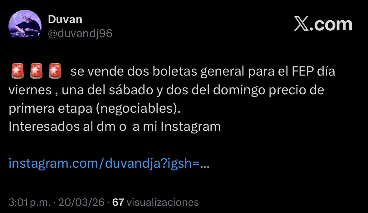 Estafas Boletas Colombia ⚠️‼️ tweet media