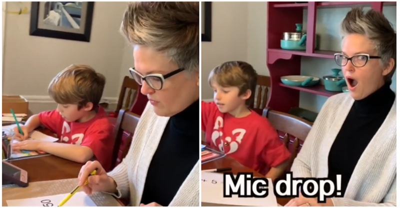 ThePoke's tweet image. Give that kid a lollipop and an award for solving the tricky maths problem that foxed his mum #WorldMathsDay #Recap 
thepoke.com/2025/10/14/kid…