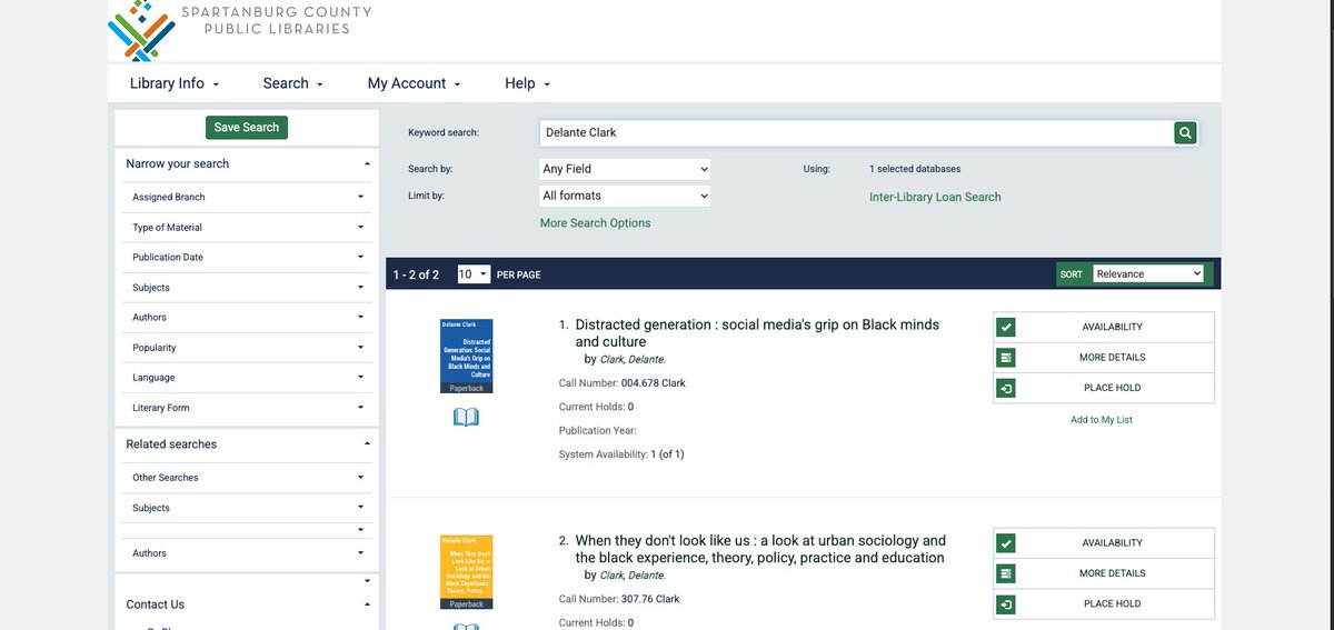 My books are now available in a public library!