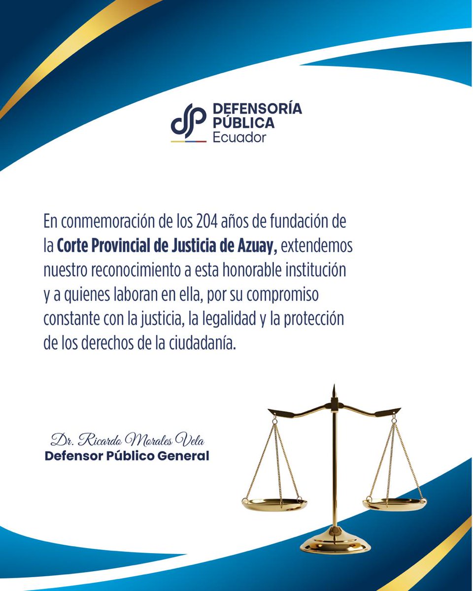 Defensoría Pública del Ecuador tweet media