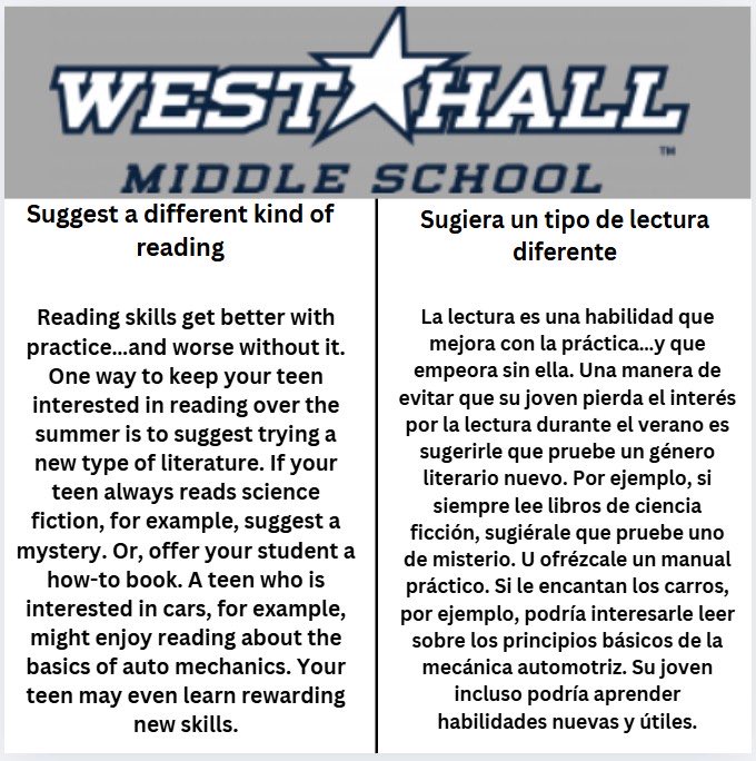 West Hall Middle tweet media
