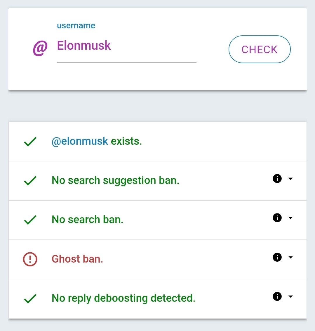 Elonmusk flagged ghostbanned