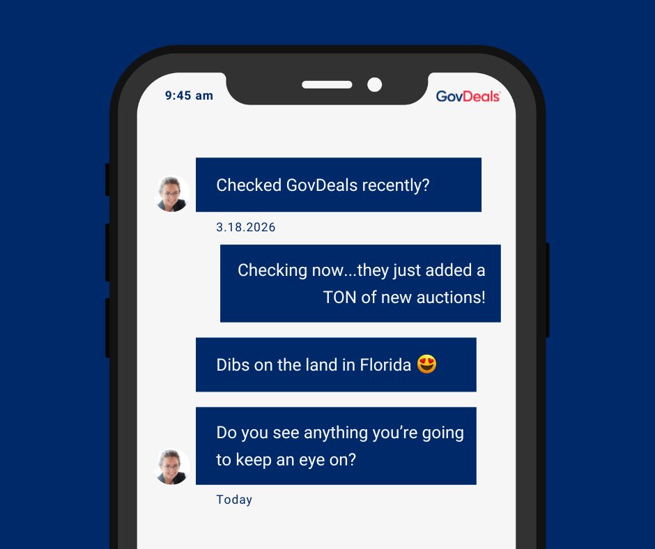 GovDeals, Inc. tweet media