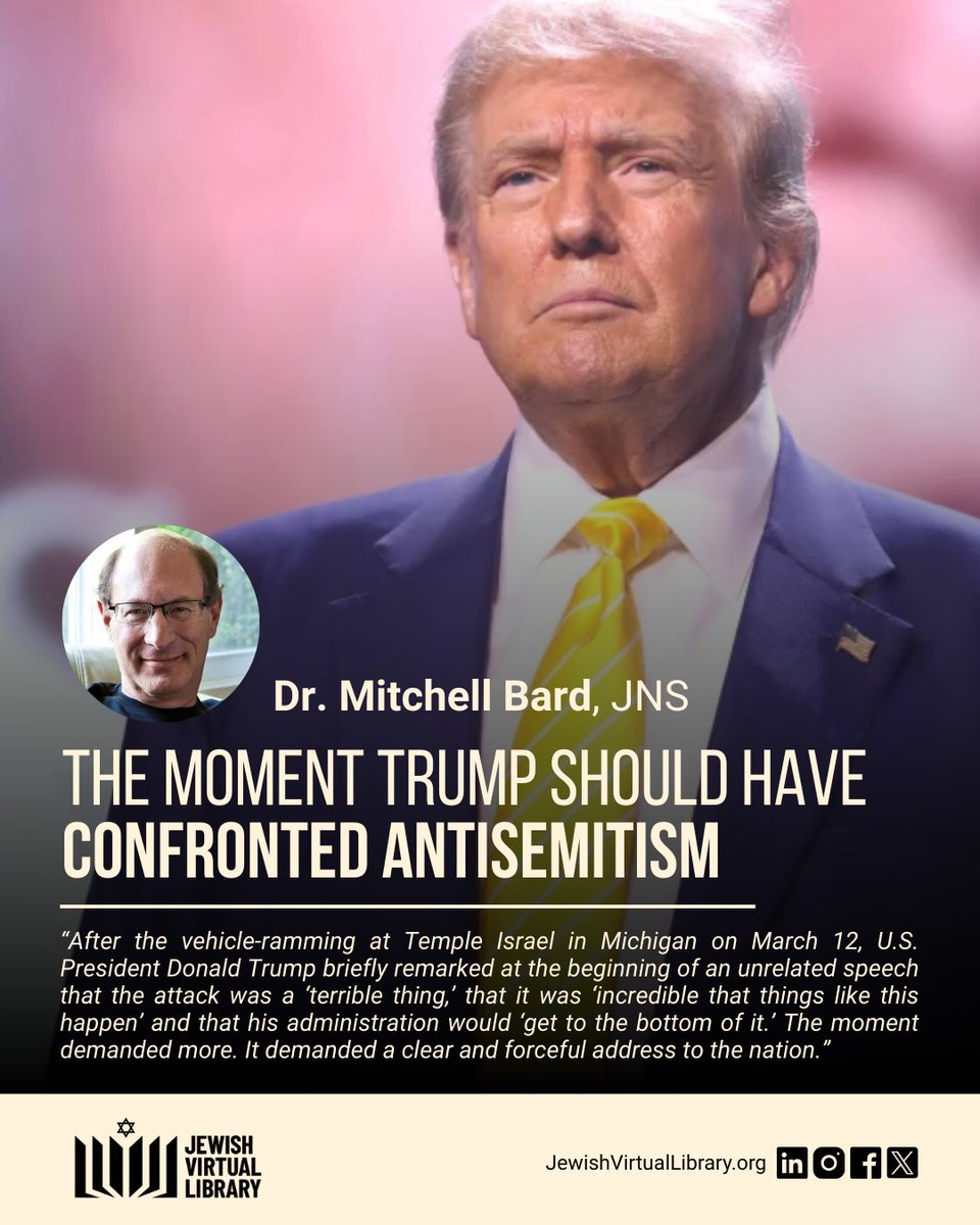 Jewish Virtual Library (JVL) tweet media