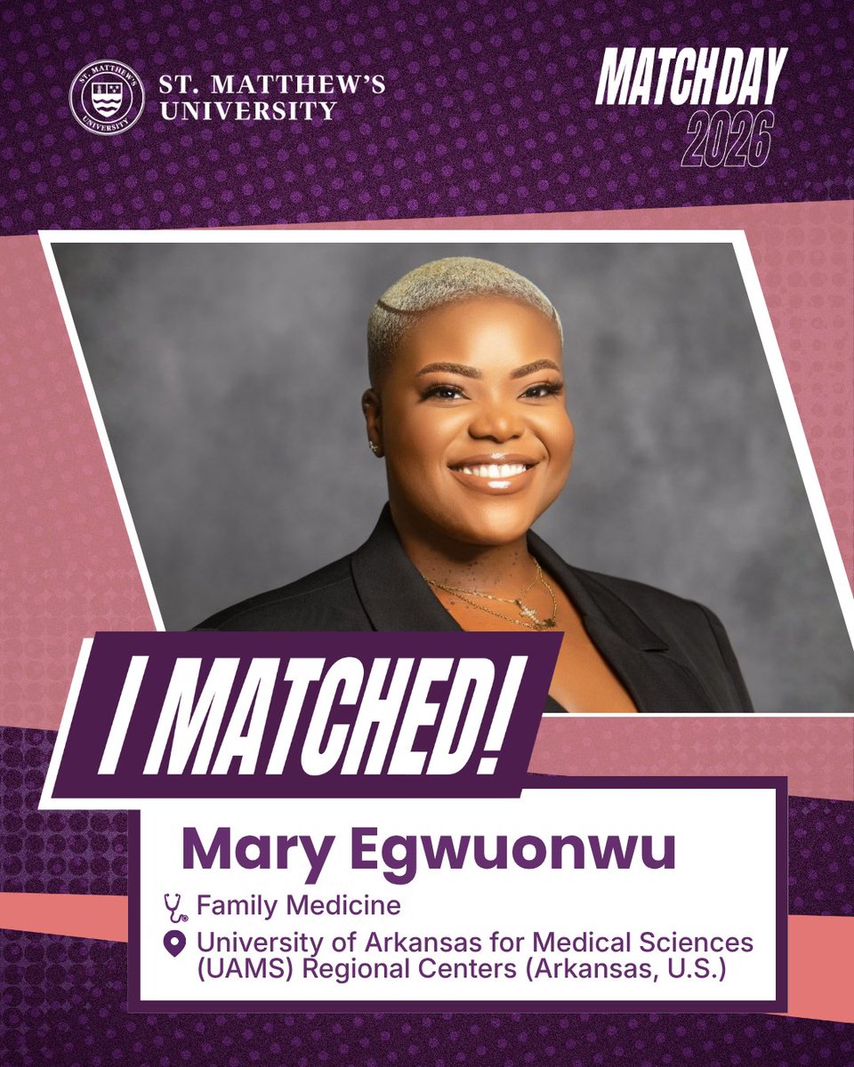 St. Matthew's Univ. tweet media