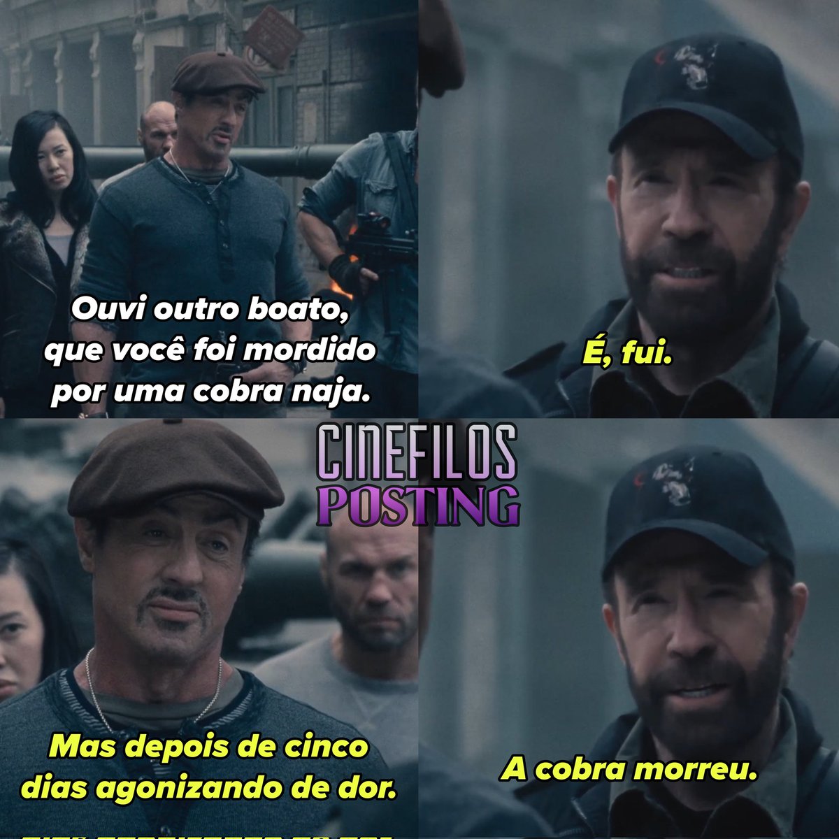 CinefilosPost's tweet photo. Descanse em paz 🕊️ 

Os Mercenários 2 (2012) https://t.co/Re9BV5xOC1