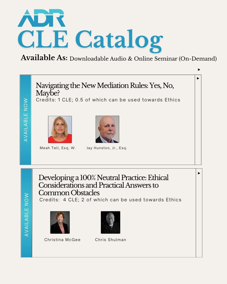 Alternative Dispute Resolution Section tweet media