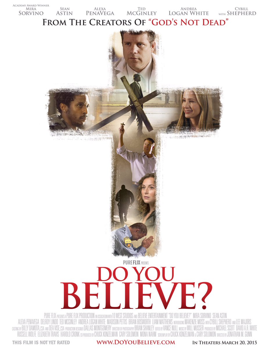 FilmNewsNos's tweet photo. 🎬MOVIE HISTORY: 11 years ago today, March 20, 2015, the movie ‘Do You Believe?’ opened in theaters!
#MiraSorvino @SeanAstin @alexavega @authenticdelroy #TedMcGinley #AndreaLoganWhite #CybillShepherd #LeeMajors #MadisonPettis #BrianBosworth #JosephJulianSoria #JonGunn https://t.co/Fv4HjRYD5F