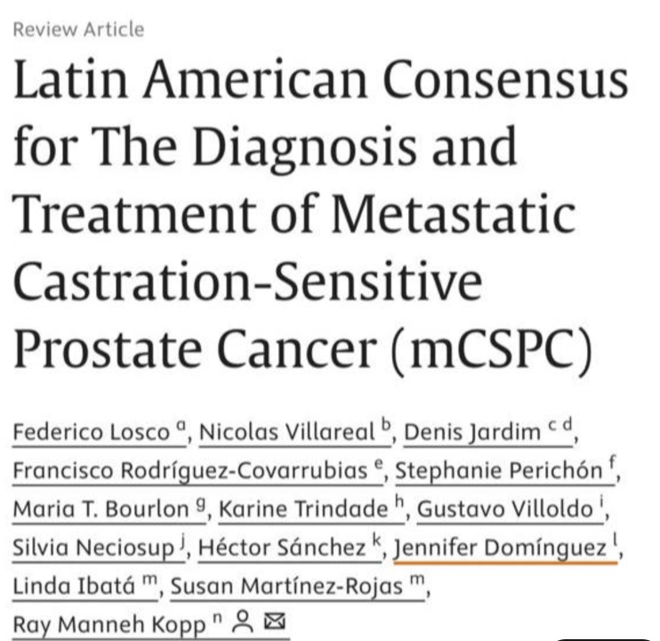 fedelosco's tweet photo. Proud to be part of this incredible panel.
Even prouder to contribute to generating evidence from and for #LATAM.
#ProstateCancer
#Prostatecancer
https://t.co/OaH9y6M05w
@aaoncoclinica @UroTarget @ASCO @LACOG_group https://t.co/81ajjbdYsC