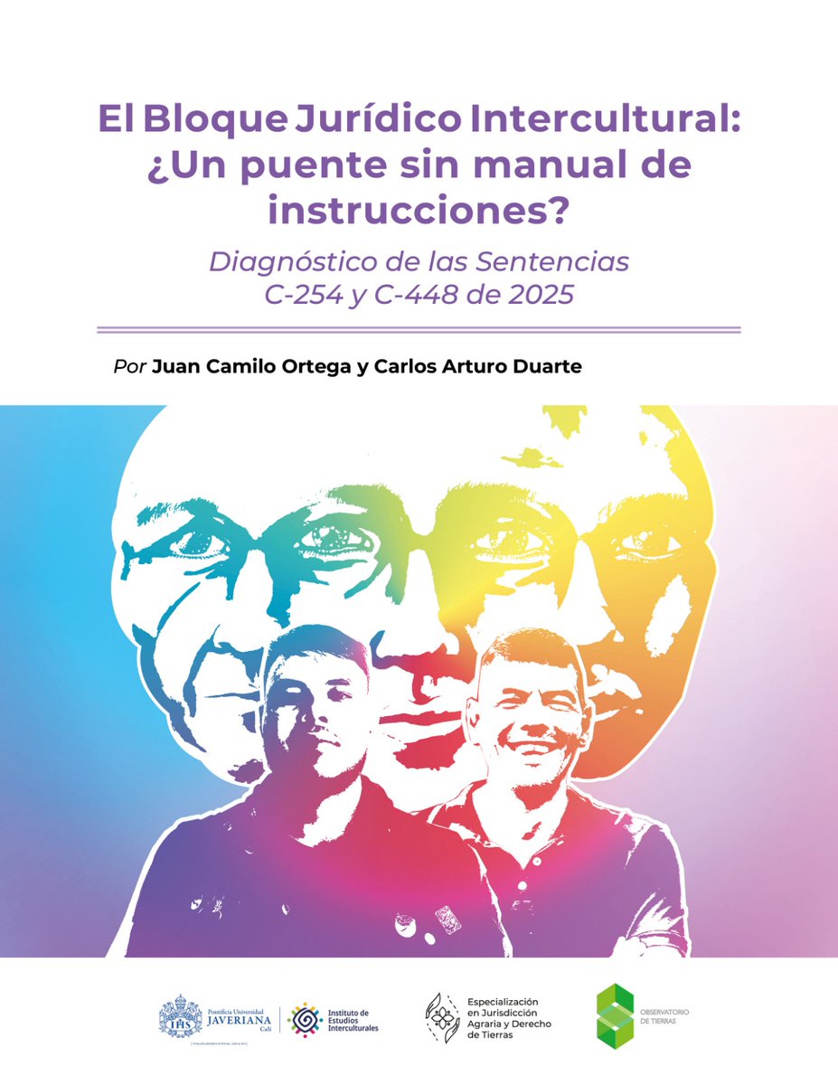 Vertov14's tweet photo. 1/8 🧵 ¿Cómo coordinar la justicia indígena con la estatal y la convivencia campesina sin que una se imponga sobre las otras? Veamos el análisis de las Sentencias C-254 y C-448 de 2025 de la Corte Constitucional de Colombia. LINK descarga del Texto: https://t.co/wiDbldMImr https://t.co/QonnxiwQmH