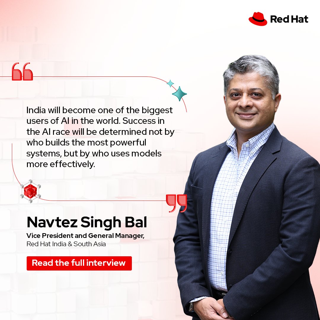 Red Hat India tweet media