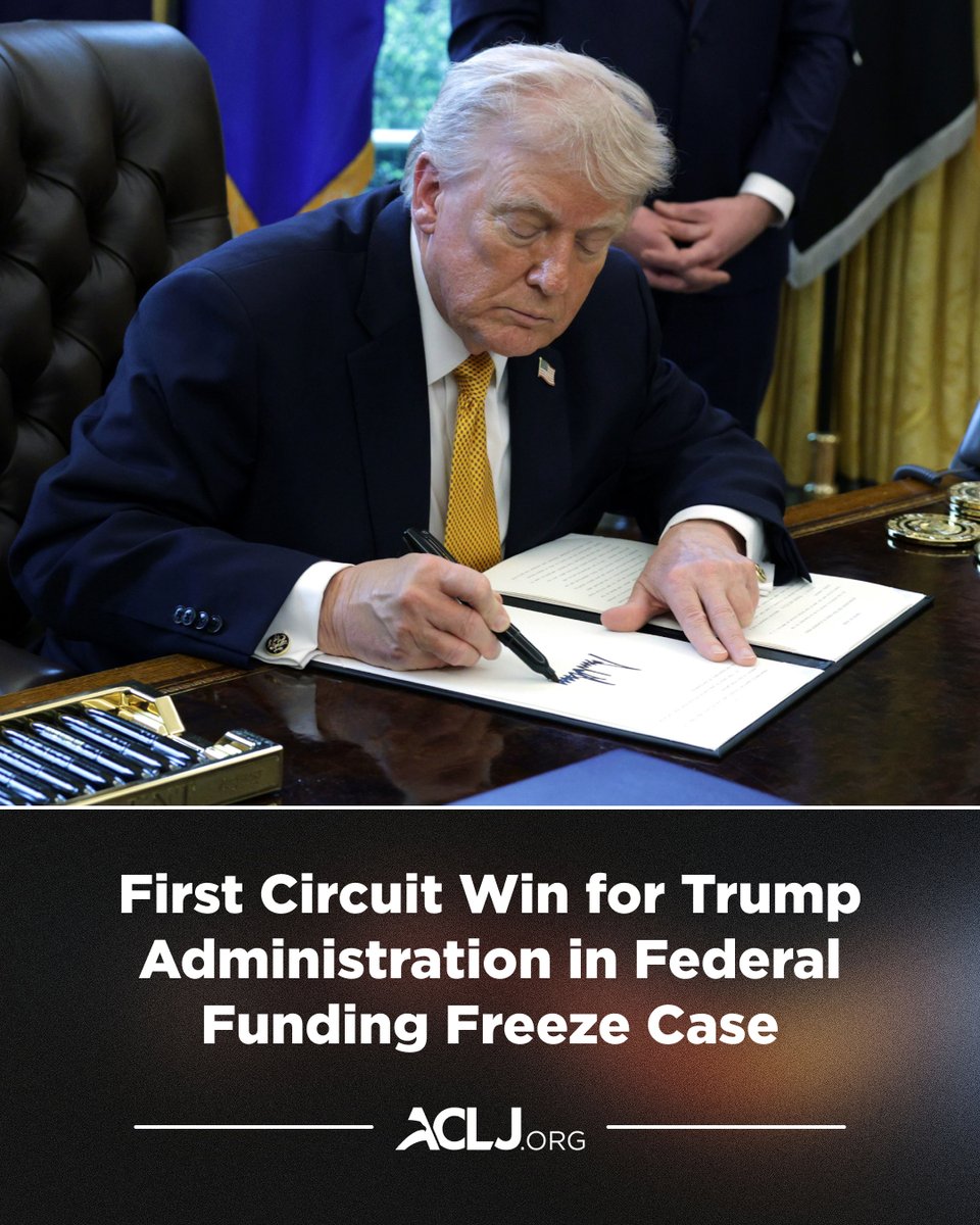 A federal appeals court just delivered a MAJOR win for President Trump. The ACLJ filed a brief supporting his Executive authority.

Read more: aclj.org/mmz45e6r