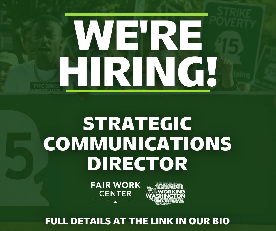 Working Washington tweet media