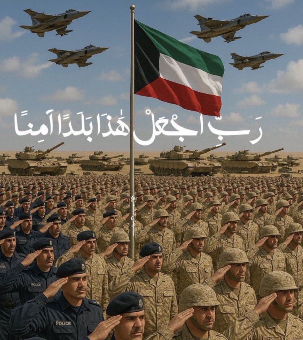 soud_dashti's tweet photo. اللهم ثبت أقدام جيشنا، وانصرهم على من عاداهم، وسدد رميهم، وقوِ عزائمهم، واربط على قلوبهم، وانصرهم بنصرك المبين."
"اللهم وحد صفوفهم وألّف بين قلوبهم، وانصرهم على من ظلمهم، وردّ بلادنا إلى الأمن والأمان والسلام يارب https://t.co/ZVWX9ZEFvn