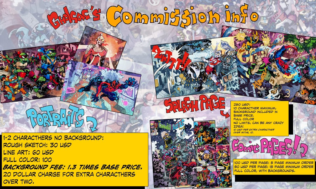 I’m opening my commissions!