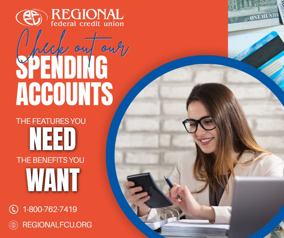 REGIONALFCU's tweet photo. With a REGIONAL Spending account, you have access to your funds and know that it’s secure. Open one with REGIONAL today!
LEARN MORE: https://t.co/wfSsVGOBOg
#SpendingAccount #VisaDebitCard #REGIONALDifference https://t.co/5VZMpQQYjO
