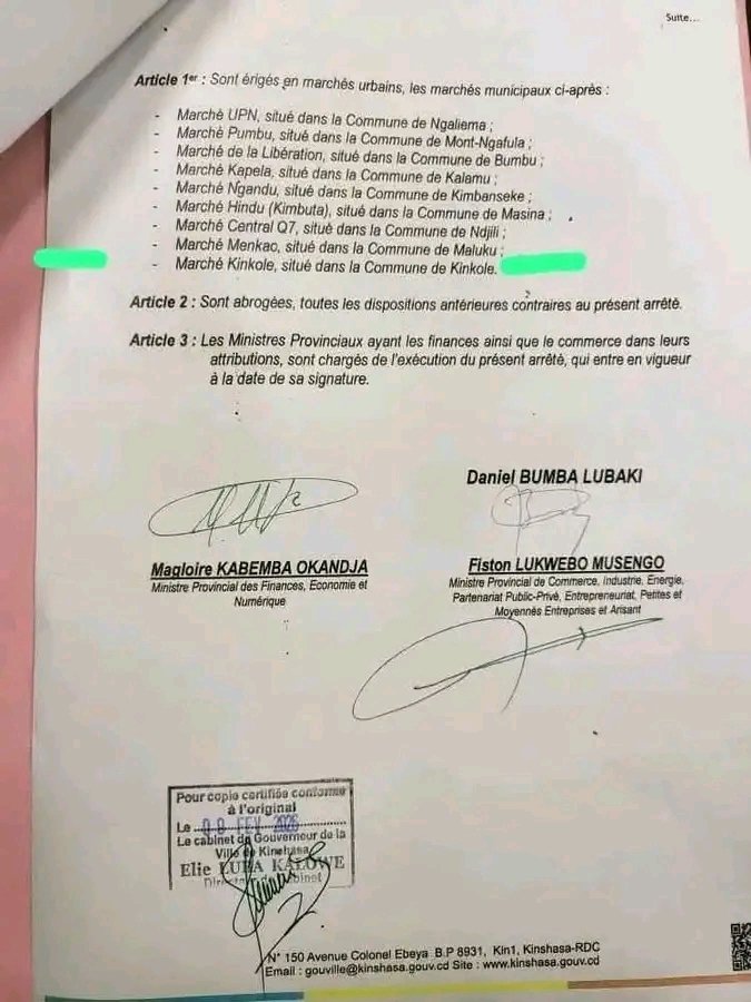 williamkabongo7's tweet photo. Daniel BUMBA nous à doté d'une nouvelle commune donc Kinshasa à maintenant 25 communes sans pourtant que le Président soit au courant.

L'homme que les élus provinciaux de Kinshasa nous ont donné comme Gouv, c'est impardonnable cet acte de légèreté ds la gestion des institutions. https://t.co/EmQ8o43f4h