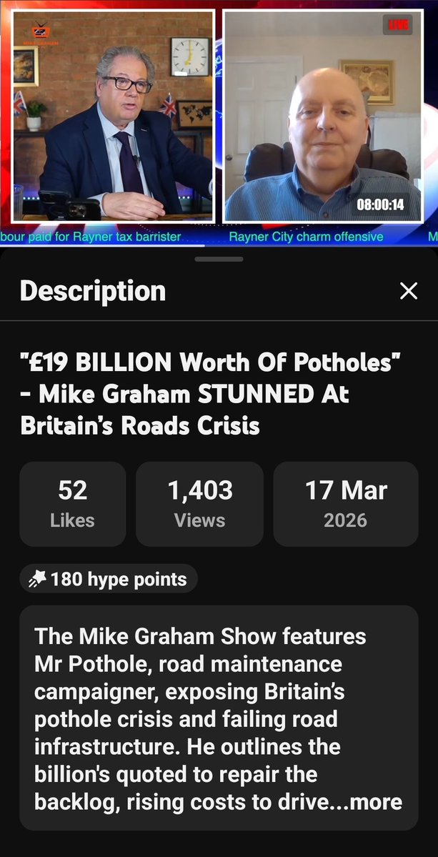 Mr Pothole tweet media