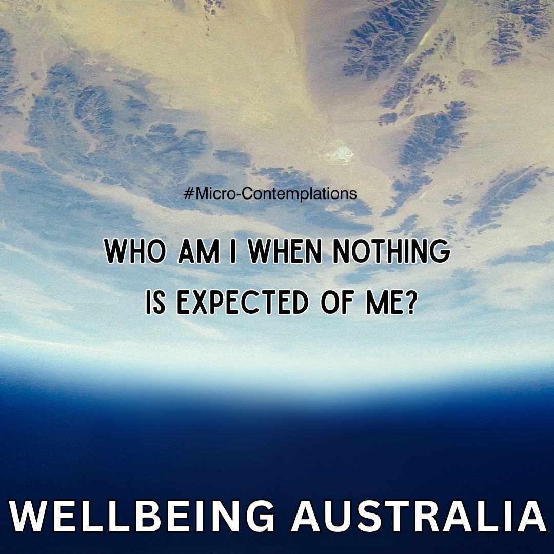 WellbeingOz's tweet image. Who Am I When Nothing Is Expected of Me?

#WhoAmI #ExistentialThoughts #DeepThoughts #LifeQuestions #Identity #SoulSearching #DailyReflection