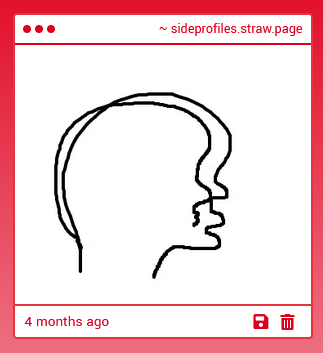 Side profiles for drawing reference tweet media